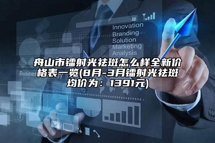舟山市鐳射光祛斑怎么樣全新價格表一覽(8月-3月鐳射光祛斑均價為：1391元)