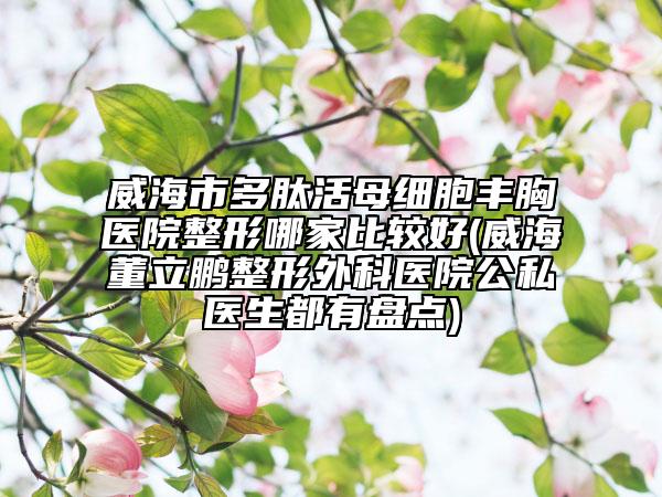 威海市多肽活母細(xì)胞豐胸醫(yī)院整形哪家比較好(威海董立鵬整形外科醫(yī)院公私醫(yī)生都有盤點(diǎn))