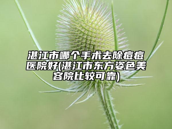 湛江市哪個(gè)手術(shù)去除痘痘醫(yī)院好(湛江市東方姿色美容院比較可靠)
