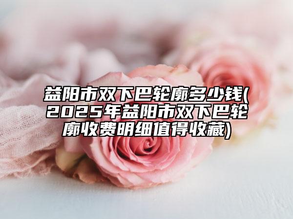 益陽(yáng)市雙下巴輪廓多少錢(qián)(2025年益陽(yáng)市雙下巴輪廓收費(fèi)明細(xì)值得收藏)